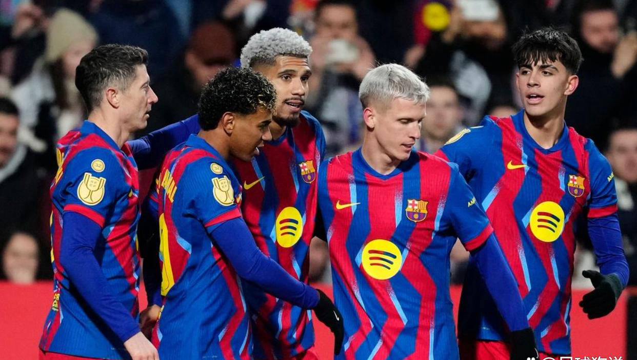 大黑马出局!西甲豪门巴萨挺进国王杯四强,2亿天才亚马尔连续4场破门